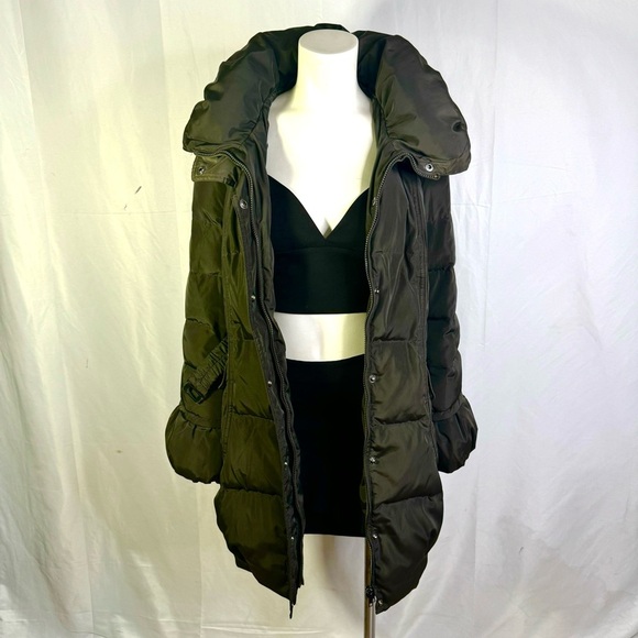RUDSAK GREEN COAT FEATHER AND DOWN WINTER COAT RUD BY RUDSAK COAT SIZE XL - Picture 6 of 17